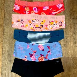 Set of 5 cheekster panties